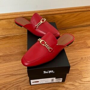 Coach Sofi Leather Slide